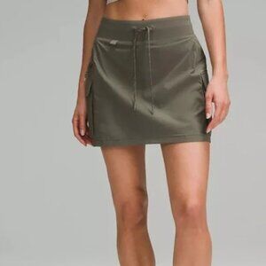 Lululemon Cargo High-Rise Hiking Skirt / Army Green Size 4